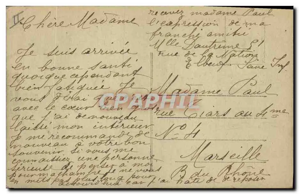 Elbeuf — Câmara de Comércio — J.M. - 459 - Verso