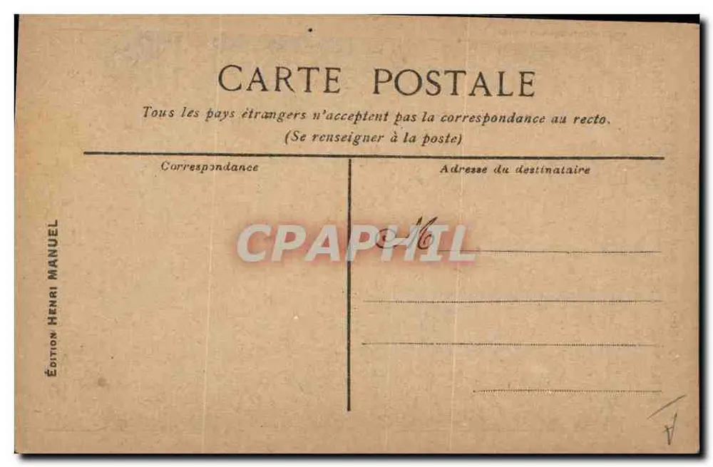 Legend Contest of Paris-Journal — 500.000 Francs in cash — Edition Henri Manuel - Rückseite