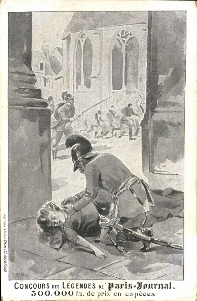 Paris-Journal-Legenden-Wettbewerb — 300.000 Francs in bar — Illustration von A. Leroy - Vorderseite