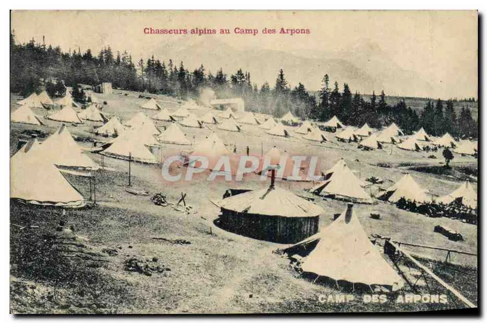 Alpine Jäger am Camp des Arpons - Vorderseite