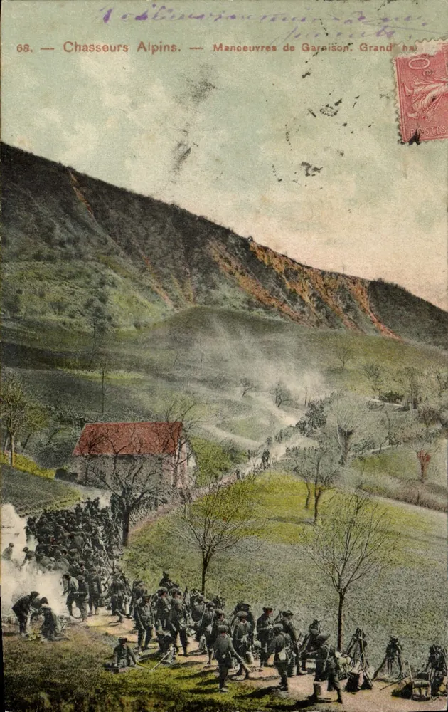 Alpinejäger — Garnisonmanöver. Grand'haï — Verleger: Grand'haï - Vorderseite