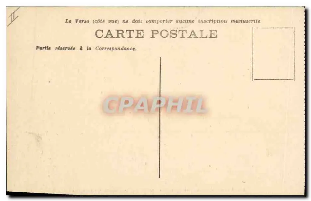 Cruzador a vapor « LORRAINE » — Marinha Militar Francesa — n° 501 - Verso