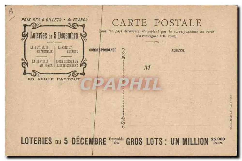 La Mutualité Maternelle — Unterstützung junger Mütter — P. Reynaud, Paris - Rückseite