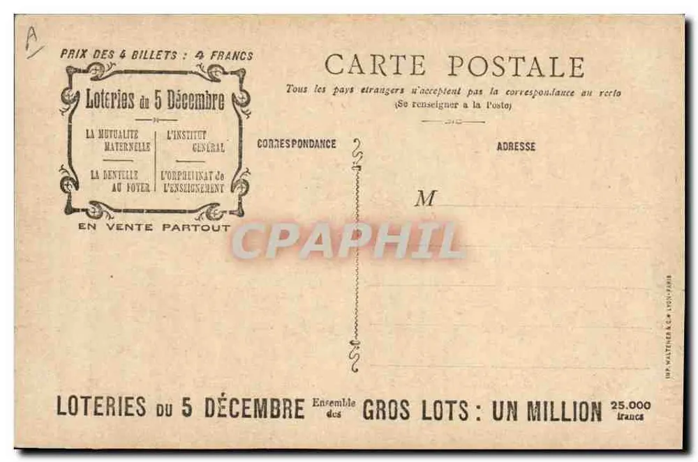 Die maternale Solidarität — P. Reynaud, Paris — Serie 3 - Rückseite