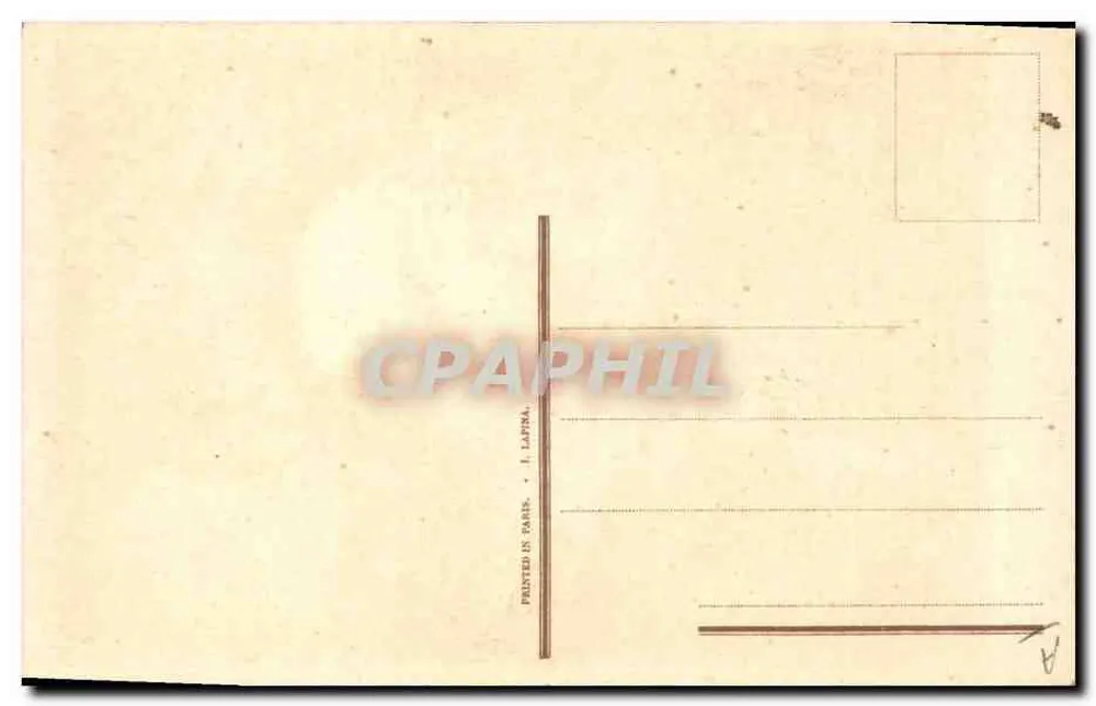 Pilot und Passagier in einem Flugzeug — I. Lapina, Nr. 2662 - Rückseite