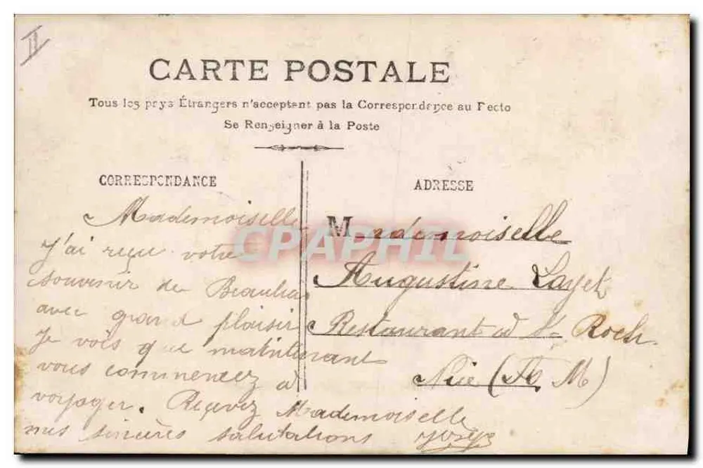 Hombre con sombrero y ramo de flores — tarjeta postal sentimental — editor desconocido, n° 382 - Reverso