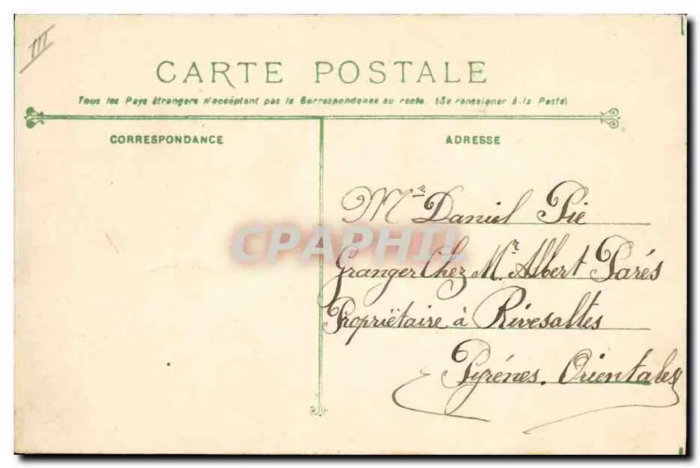 Kriegsschiff Latouche-Treville — Hafen von Salines, Hyères — Verlag nicht erkennbar - Rückseite