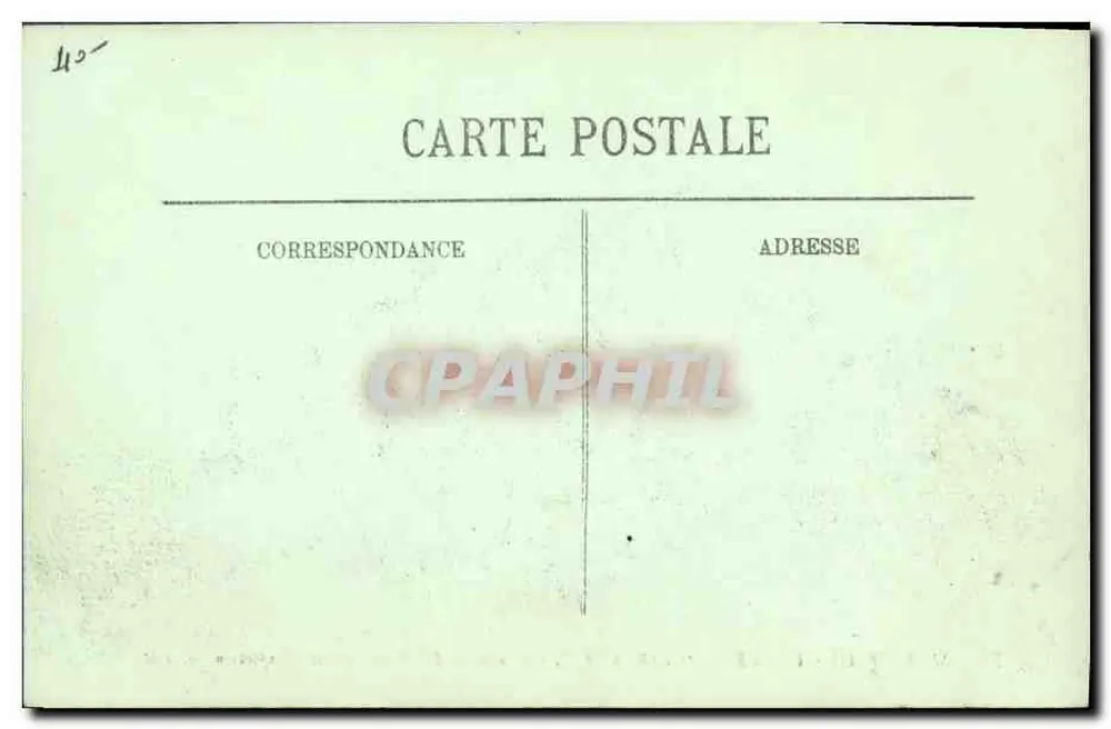 Kriegsschiff — "Liberté", Schlachtschiff erster Klasse, vor der Explosion — LL n°71 - Rückseite