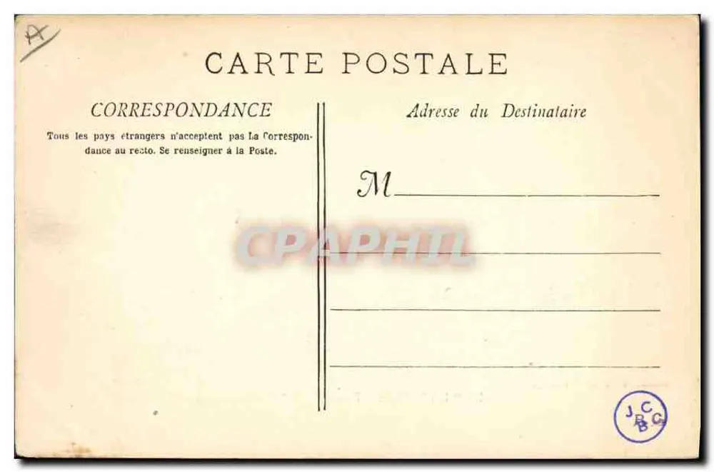 Der "LATOUCHE-TRÉVILLE" Panzerkreuzer — Phototyp E. Lacour — Marseille, Nr. 2596 - Rückseite