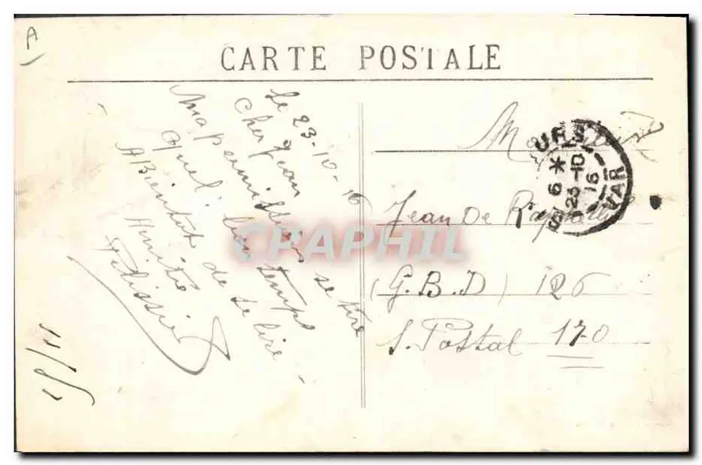 Toulon — Katastrophe der La Liberté, 25. September 1911 — Édition Cyprien, Toulon - Rückseite