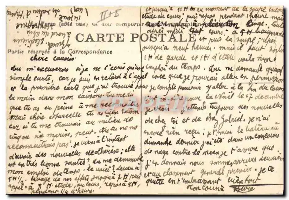 Mulhouse — Cruizer leve — Marinha Militar Francesa — n° 506 - Verso