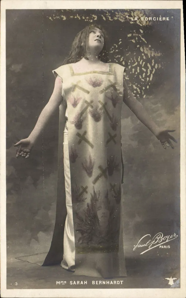 Frau Sarah Bernhardt — Die Hexe — Paul Boyer, Paris, n°13 - Vorderseite