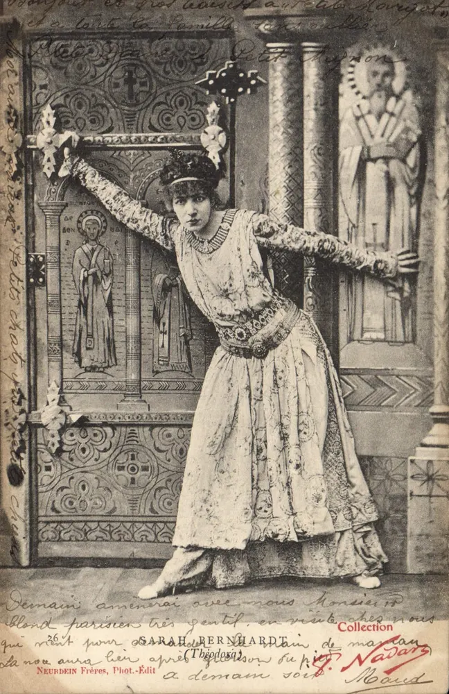 Sarah Bernhardt — Theater-Szene — Neurdein Frères, Foto-Verlag (n°26) - Vorderseite