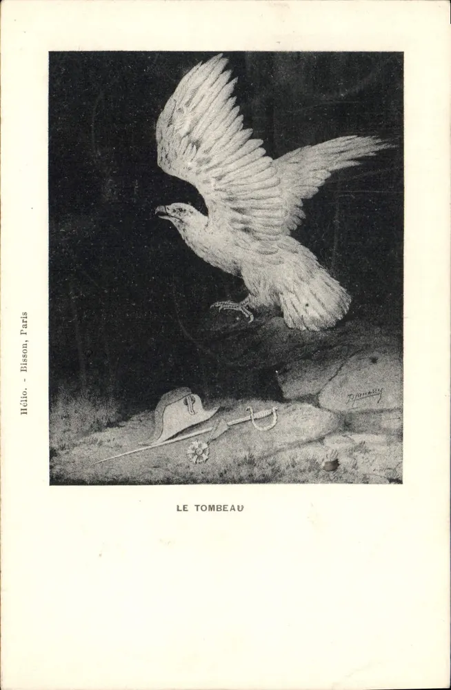 Falcão — O túmulo — Hélico, Bisson, Paris - Frente