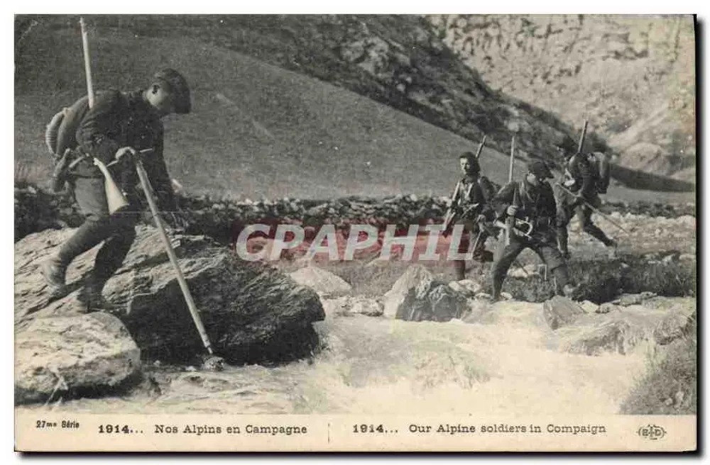 Unsere Alpinen im Feld — 27. Serie — Verlag B.D.P. - Vorderseite