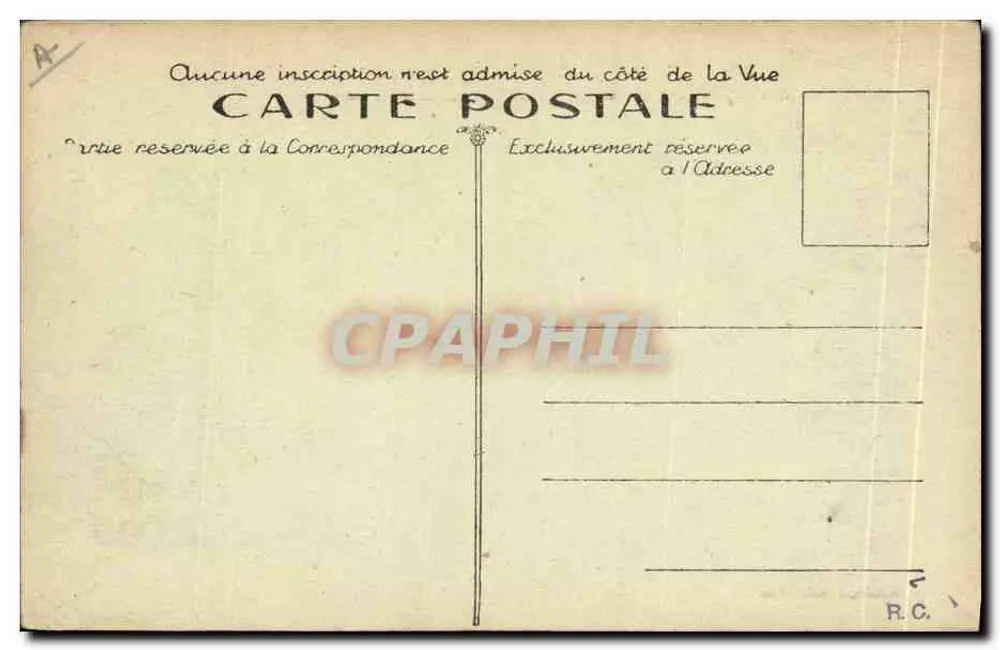 Pittoreske Alpen — Schneeschuften in den Forts — Louis Bonnet, Verleger - Gap - Rückseite
