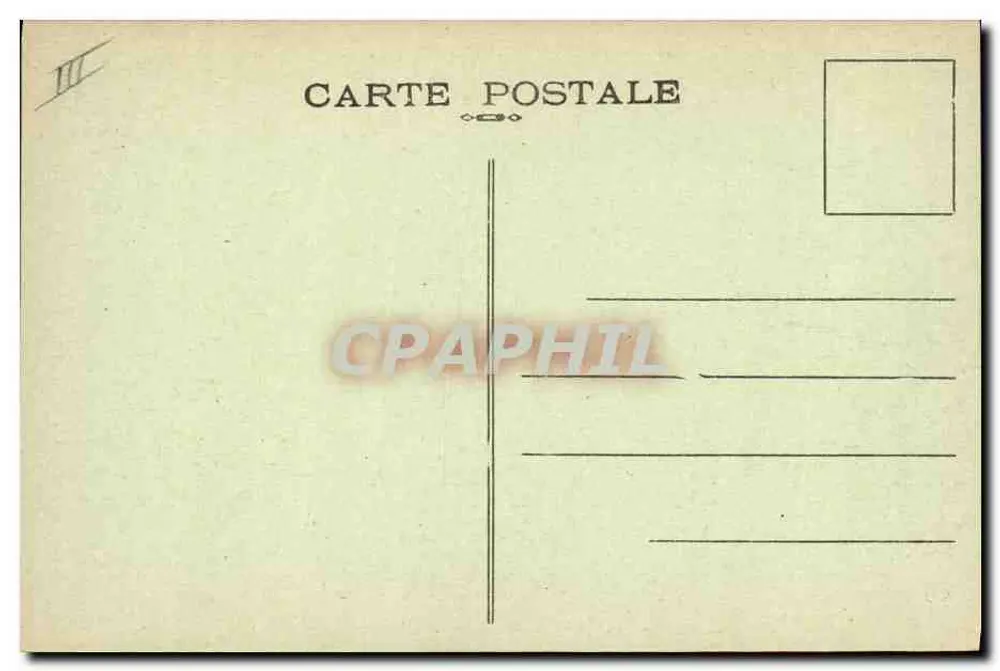 Cruiser "Mulhouse" — Marinha Militar Francesa — n° III - Verso