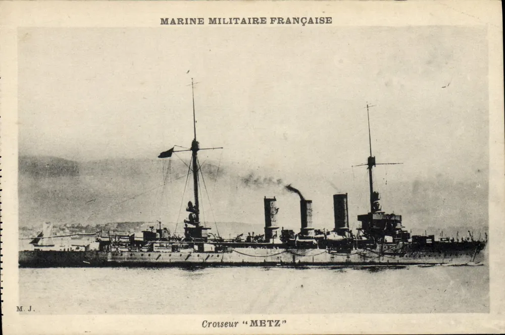 CROISEUR "METZ" — Marinha Militar Francesa — M.J. - Frente