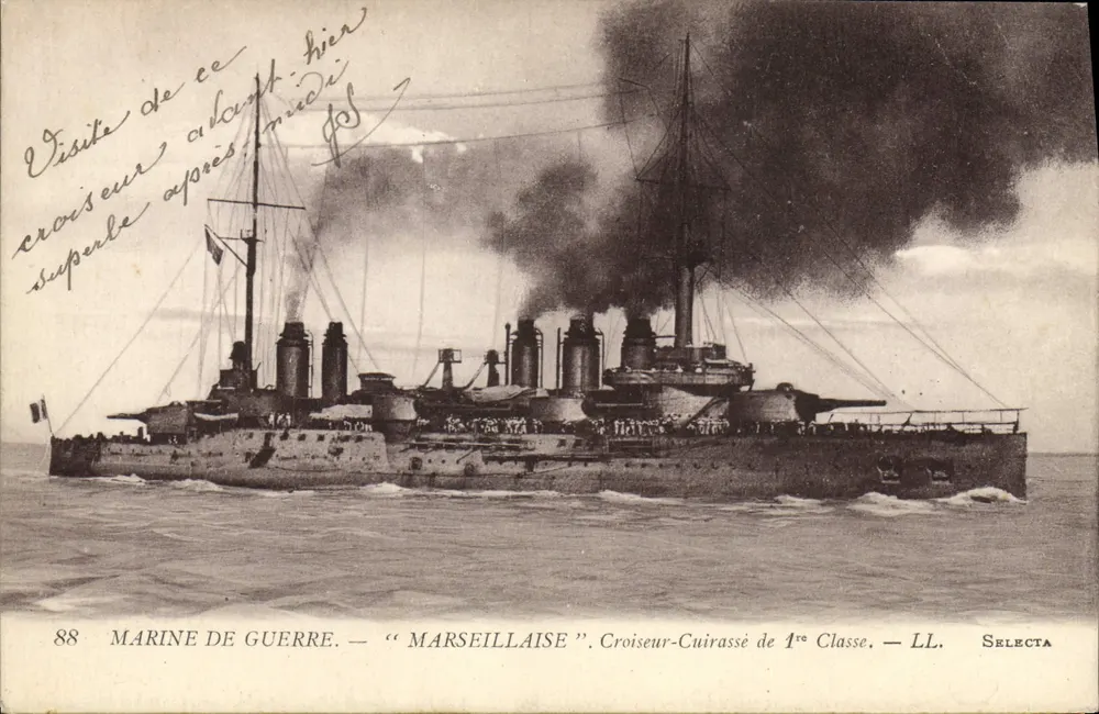 Kreuzer-Kreuzer 'Marseillaise' — 1. Klasse — LL. SELECTA - Vorderseite