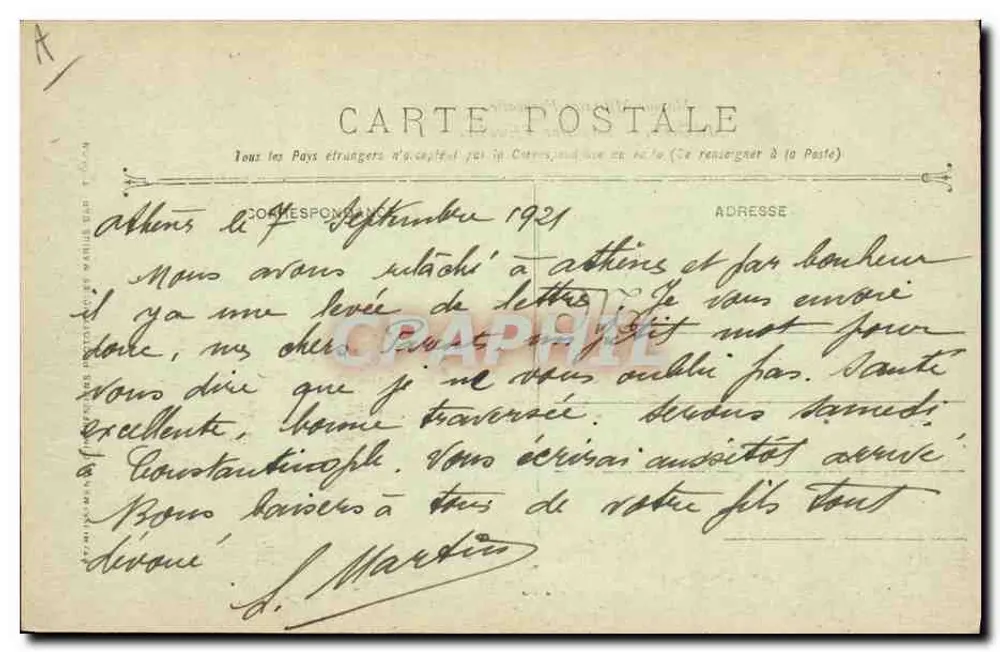 MAGON — Torpilleur d'Escadre — Marina Militare Francese - Verso