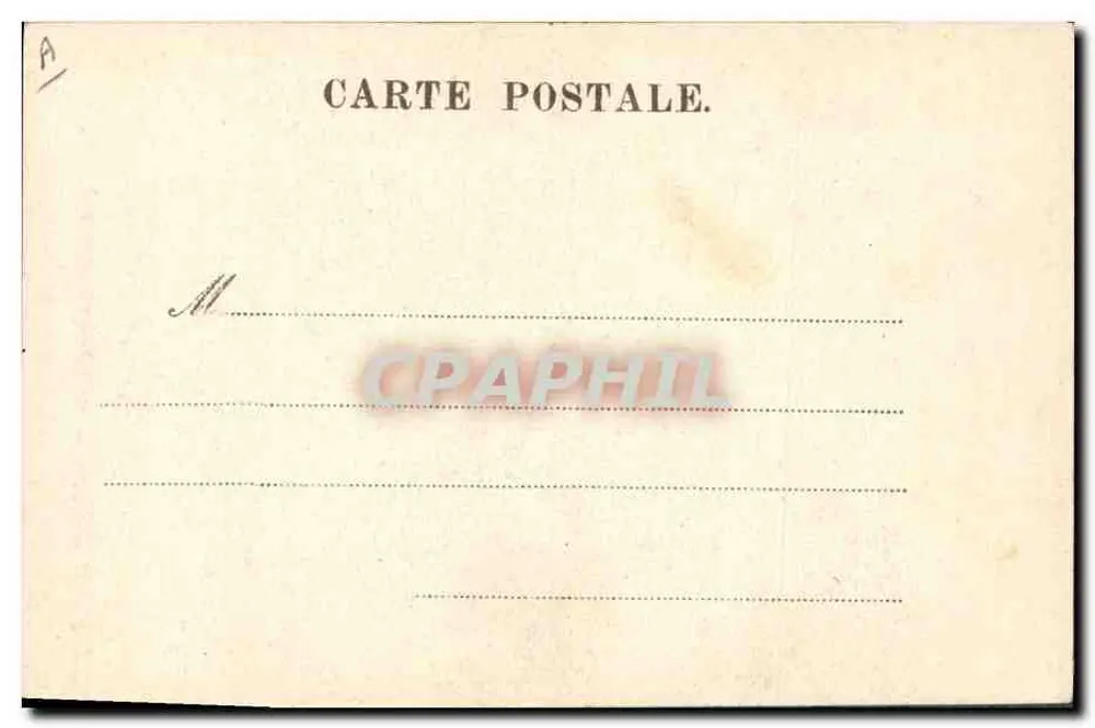 Sarah Bernhardt in Phèdre-Kostüm — Phototypie — unbekannter Verleger - Rückseite