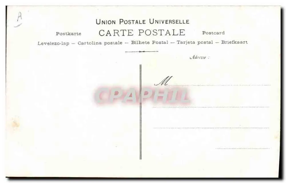 Sarah Bernhardt — Collection Artistique du Vin Désiles — S.I.P. - Rückseite