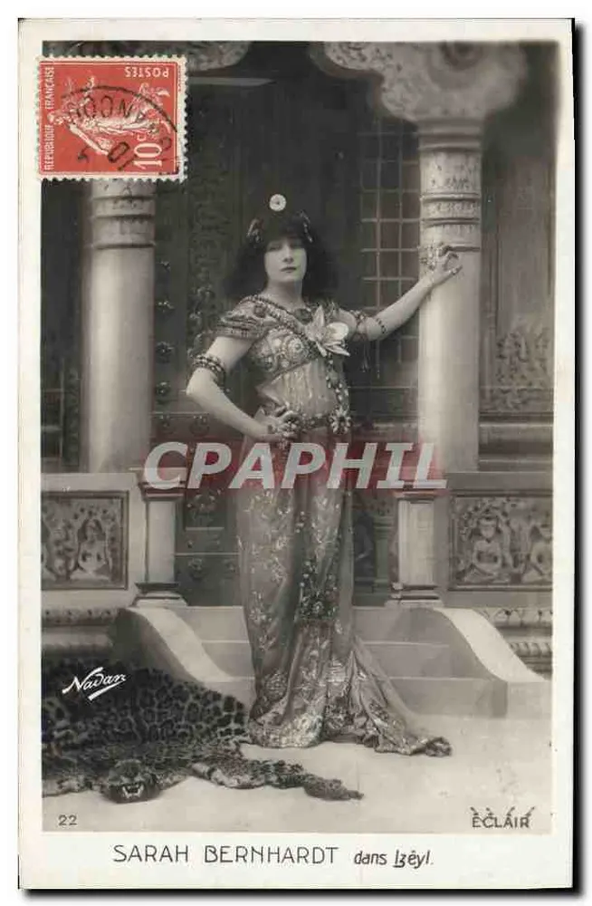 Sarah Bernhardt in Béryl — Verlag Návan, Nr. 22 - Vorderseite
