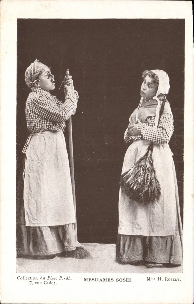 Damen Sosie — Frau H. Robert — Collection du Photo P.-M., 7 rue Cadet - Vorderseite
