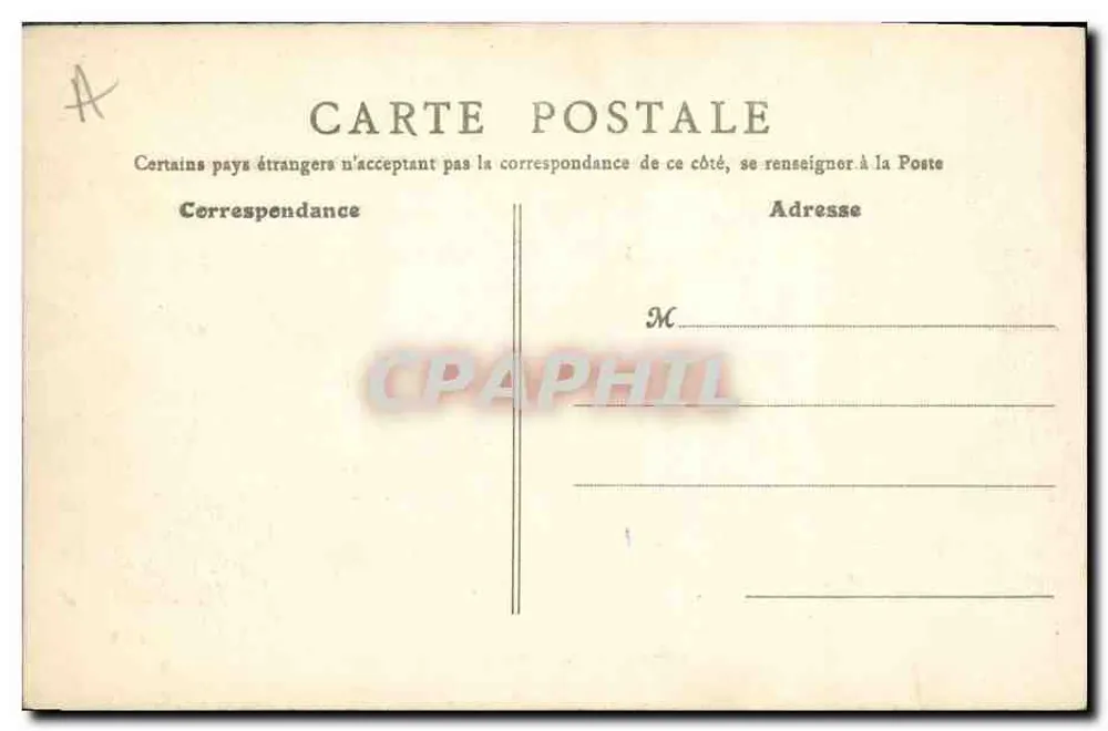 PARIS — Nationale Bibliothek — Arbeitsraum — AKR - Rückseite