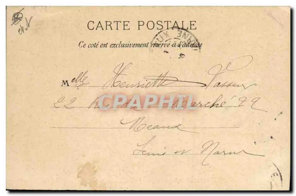 Château de La Roche Guyon — La Bibliothèque — Imprimé par S.&O. n°21 - Verso