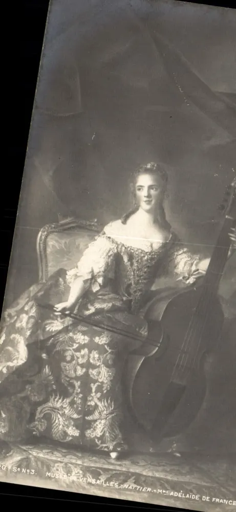 Museum von Versailles - Nattier - Mademoiselle Adélaïde de France - Vorderseite