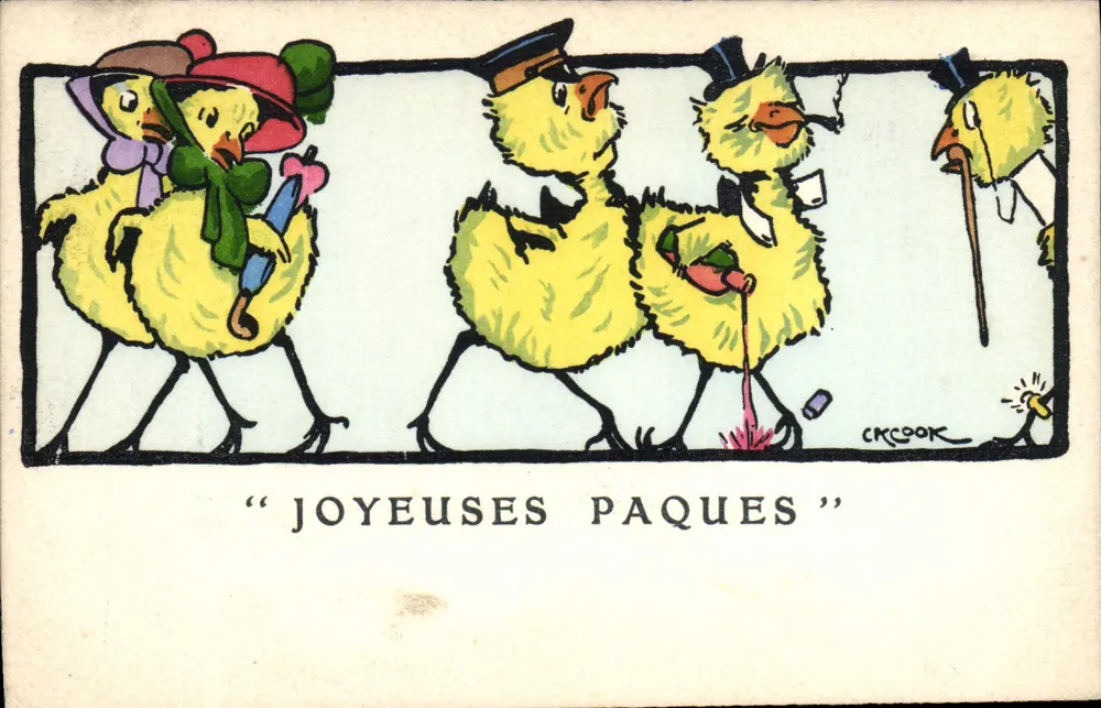 Chouettes paques — Wesołe Wielkanocne — M.M. Vienne Nr. 248 - Awers