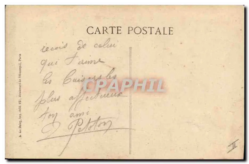 Soldat und Frau — Kriegsszene — Verleger E.D., Nr. 245/3 - Rückseite