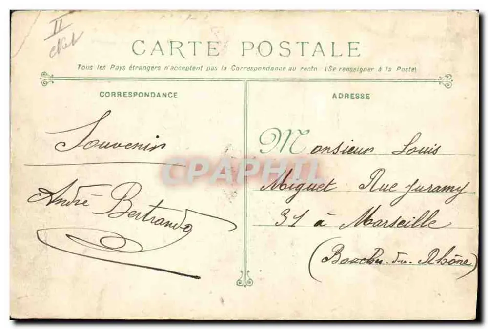 Bateau de guerre Magenta — cuirassé à tourelles — Marine Militaire Française, éditeur inconnu, n° 109 - Verso