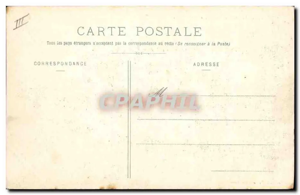 Der gepanzerte Kreuzer « Marsouille » — Sammlung H. Laurent, n° 2542 - Rückseite