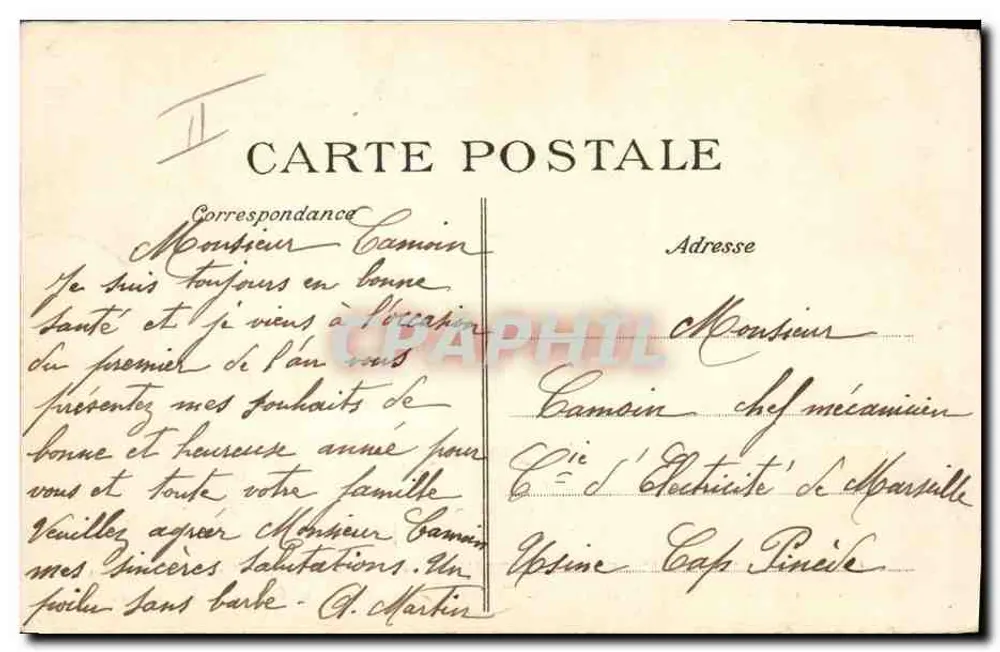 Kreuzer "Mirabeau" — Marine Nationale — 18.318 Tonnen — Verlag B.I.D. - Rückseite