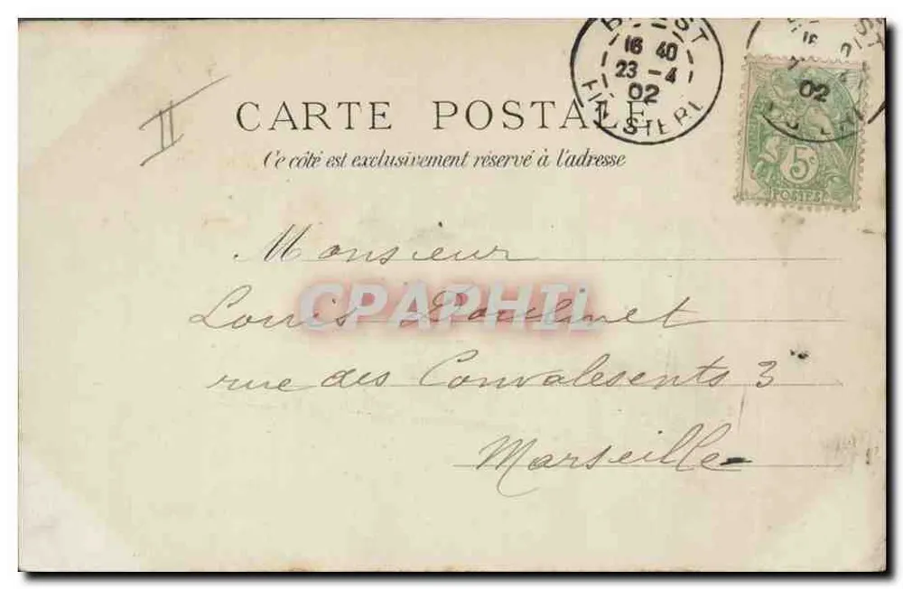 Masséna — Cuirasse d'Escadre à 4 Tourélles 13 600 chevaux — Collection Villars, n° 804 - Rewers