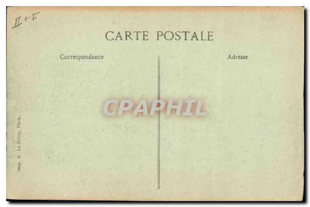 Kreuzer Mirabeau — Marine Nationale — Kreuzer der Flotte mit Turbinen, 18.318 Tonnen - Rückseite