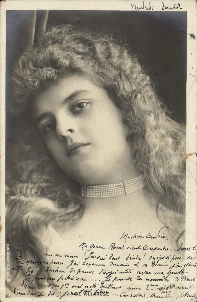 Portrait de jeune femme — éditeur STP. 85e SÉRIE N°6 - Frente