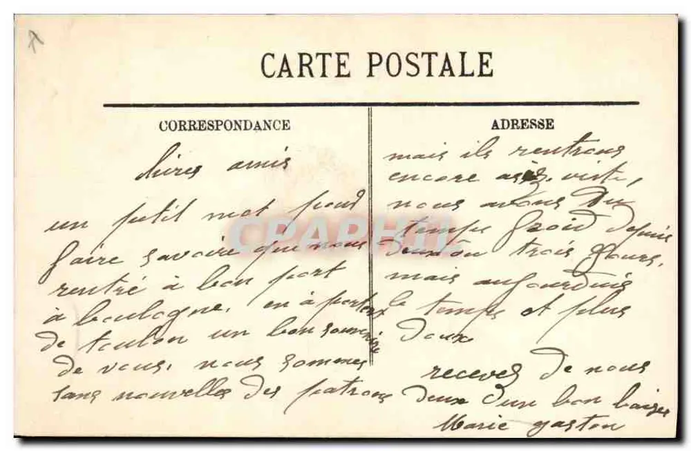 Boulogne-sur-Mer — Fischerfrau und Lady of the Sea — L.L. n°278 - Rückseite