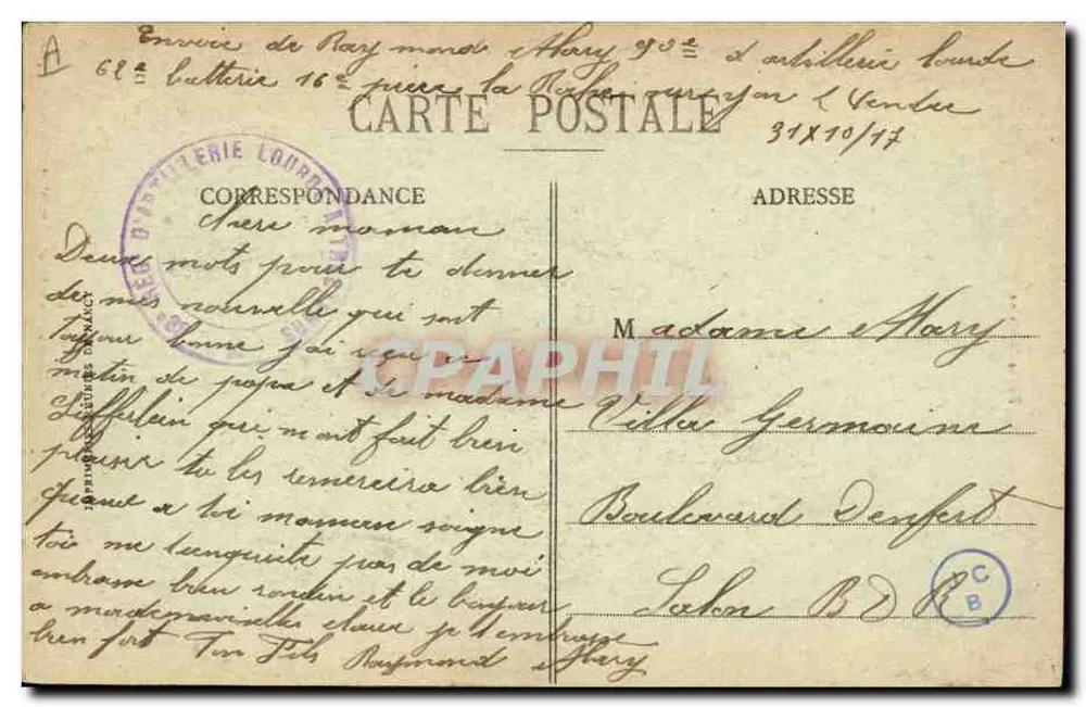 Petite Sablaise — Les Sables-d'Olonne — Coleção Lucien Amand, N° 6079 - Verso