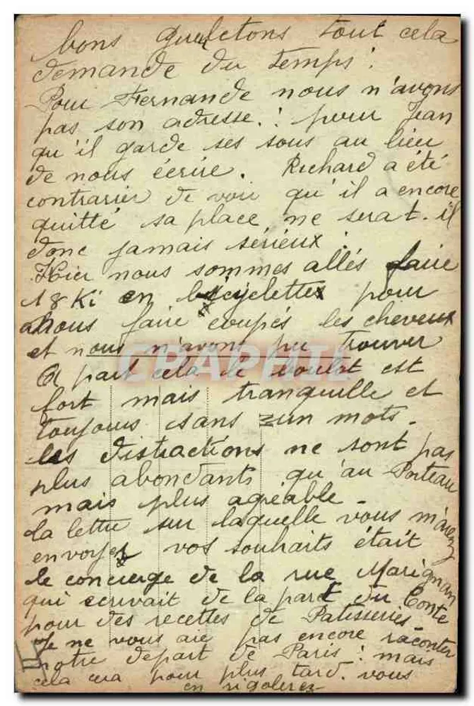 Mulher em traje de praia — Les Sables-d'Olonne — Imp.-lib. Jehly-Poupin, Mortagne, n°18 - Verso
