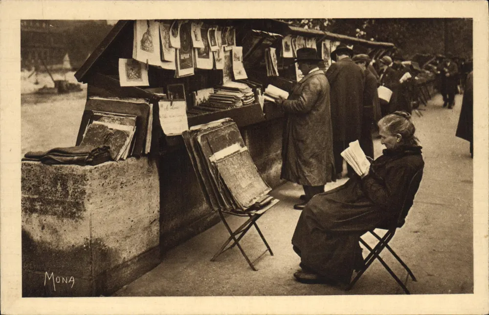Paris - Bei den Buchhändlern am Quai Voltaire — Mona, n°68 - Vorderseite