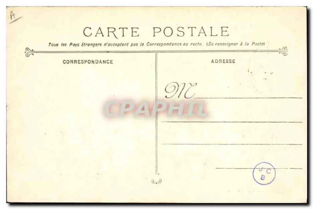 Navio de guerra francês — Cegonha com torres MASSÉNA — Pietotype Marus Bar — Toulon. - Verso