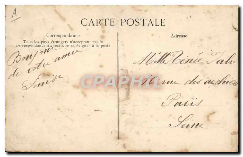 Le Havre — Der "Masséna" Schlachtschiff — Verlag B.D. Nr. 258 - Rückseite