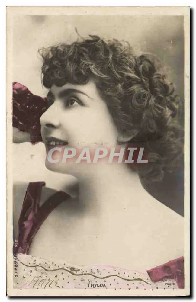 Thylda — Portret van de zangeres — uitgegeven door Redif, Parijs, n° 5 - Voorkant