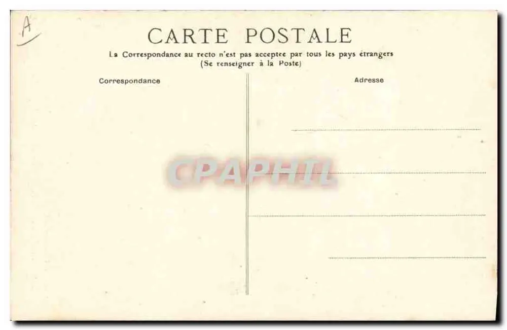 Junge Frau aus dem Marais — Sammlung Clouzot, Niort — Nr. 208 - Rückseite
