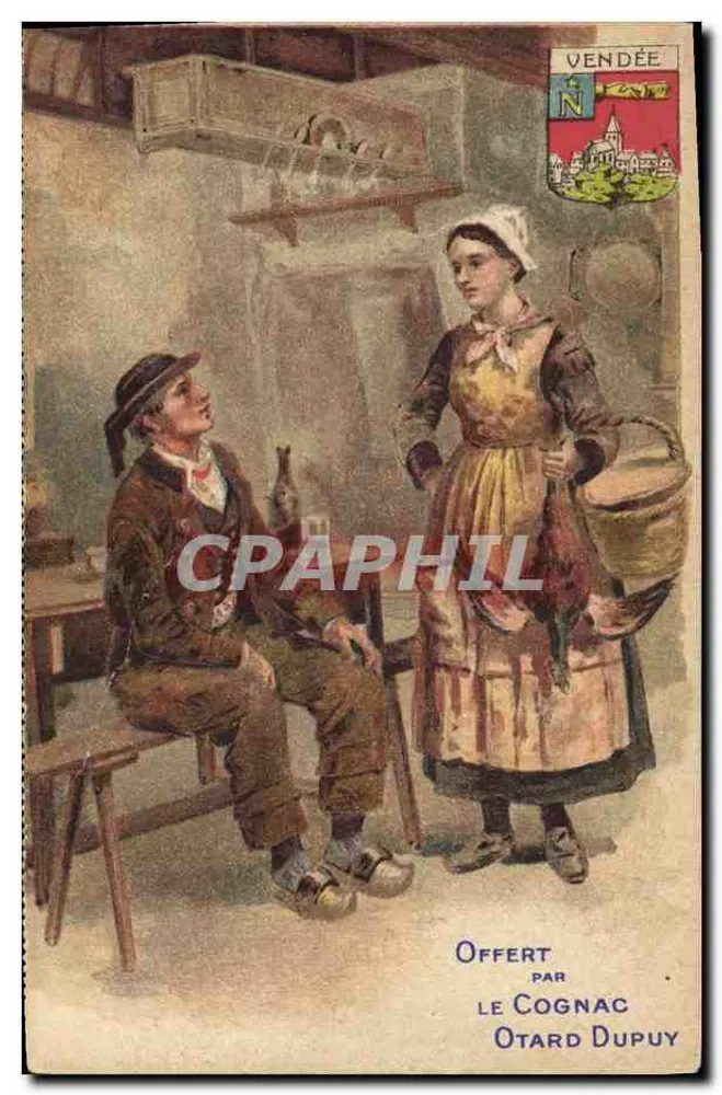 Szene aus dem Leben — Vendée — Verlag Cognac Otard Dupuy - Vorderseite