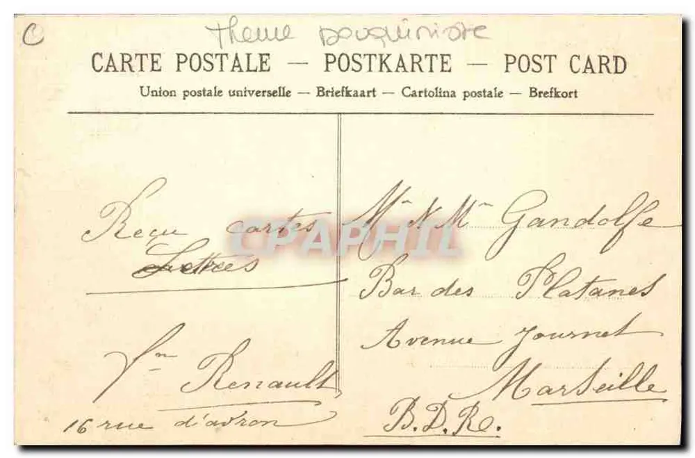 Paris — Die Quais — Die Buchhändler - Rückseite
