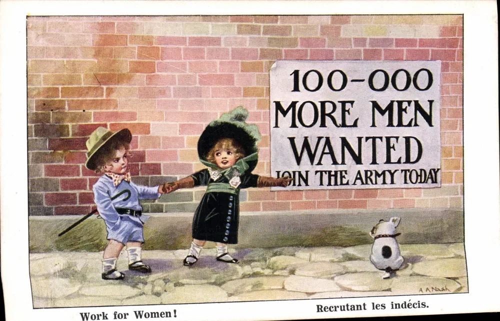 Militärdienstwerbung — 100 000 Männer gesucht — A. A. Nash - Vorderseite